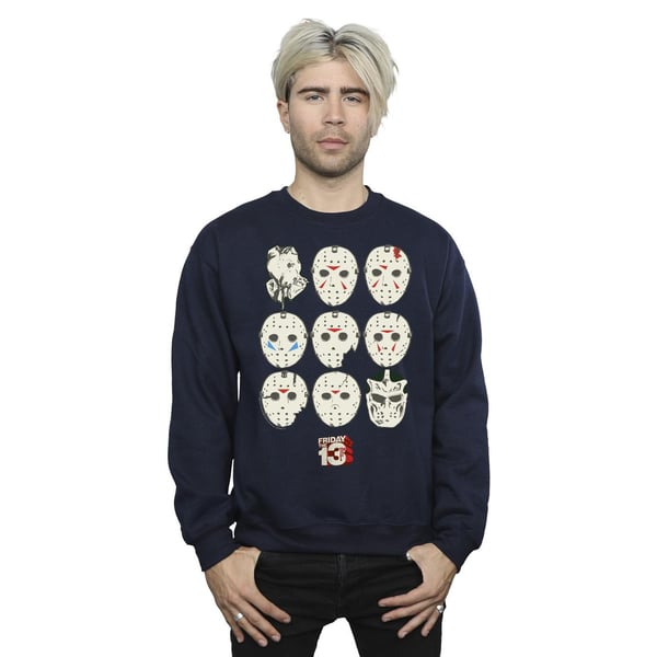 Friday The 13th Mens Jason Masks Sweatshirt