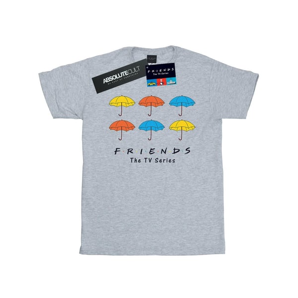 Friends Womens/Ladies Coloured Umbrellas Cotton Boyfriend T-Shirt