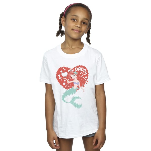 Disney Girls The Little Mermaid Love Daddy Cotton T-Shirt