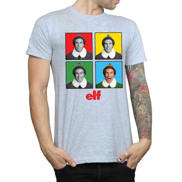Elf Mens Four Faces T-Shirt