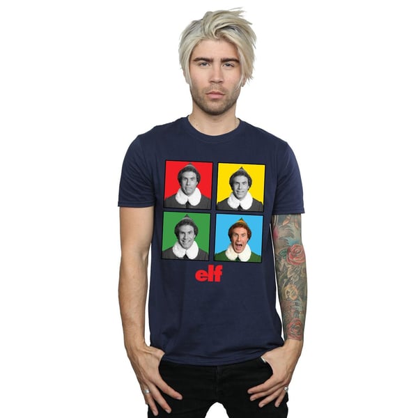 Elf Mens Four Faces T-Shirt
