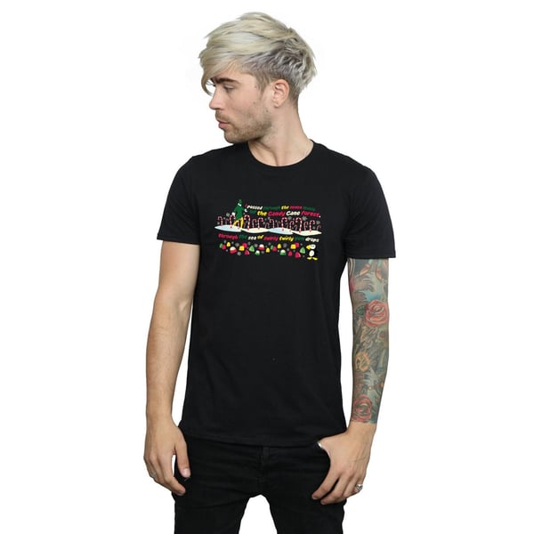 Elf Mens Candy Cane Forest T-Shirt