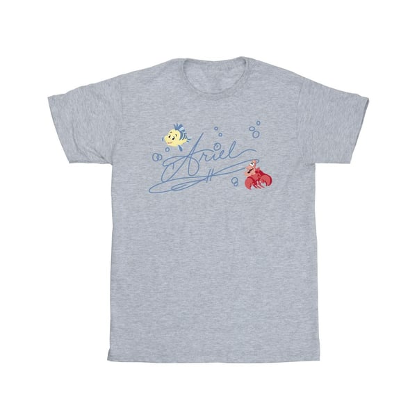Disney Girls The Little Mermaid Ariel Cotton T-Shirt