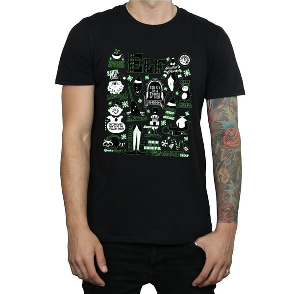 Elf Mens Infographic Poster T-Shirt