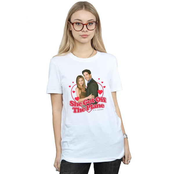 Friends Womens/Ladies She Got Off The Plane Cotton Boyfriend T-Shirt