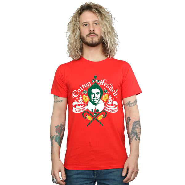 Elf Mens Cotton Headed Ninny Muggins T-Shirt