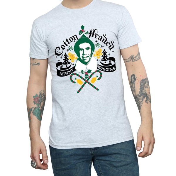 Elf Mens Cotton Headed Ninny Muggins T-Shirt