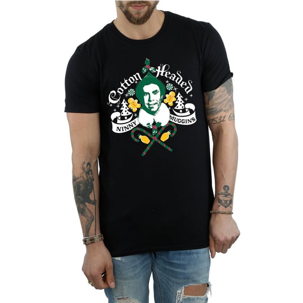 Elf Mens Cotton Headed Ninny Muggins T-Shirt