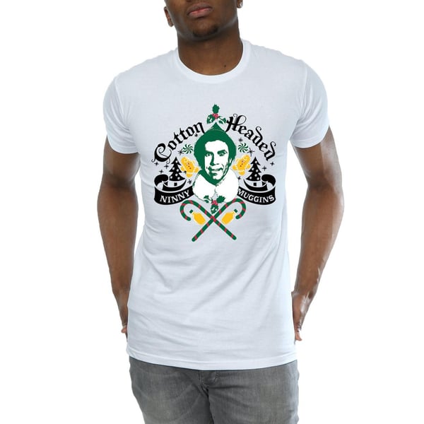 Elf Mens Cotton Headed Ninny Muggins T-Shirt