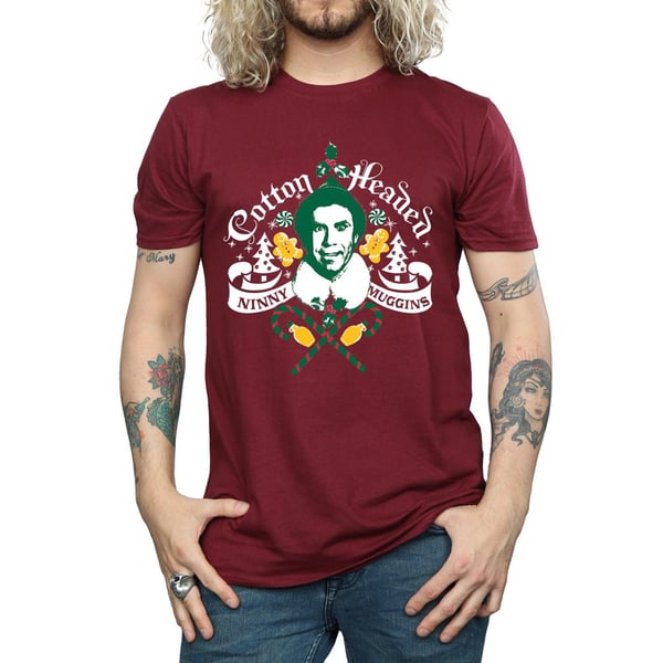 Elf Mens Cotton Headed Ninny Muggins T-Shirt
