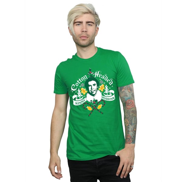 Elf Mens Cotton Headed Ninny Muggins T-Shirt