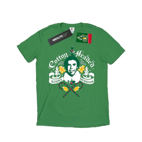 Elf Mens Cotton Headed Ninny Muggins T-Shirt