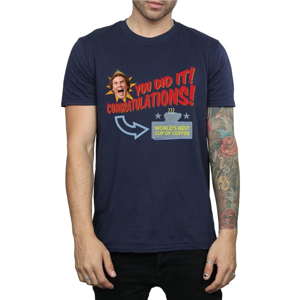 Elf Mens World´s Best Coffee T-Shirt