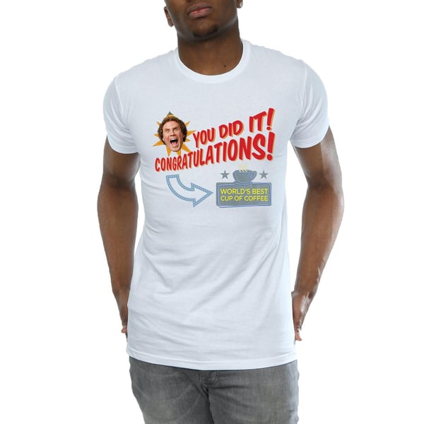Elf Mens World´s Best Coffee T-Shirt