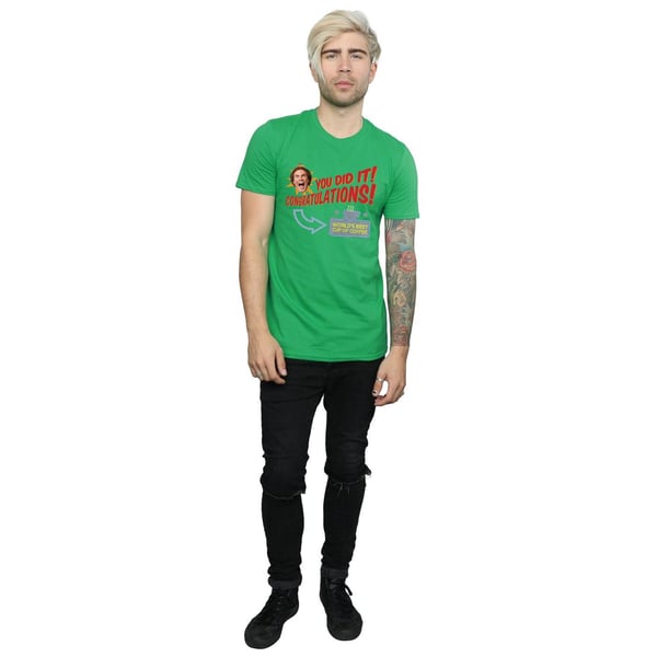 Elf Mens World´s Best Coffee T-Shirt