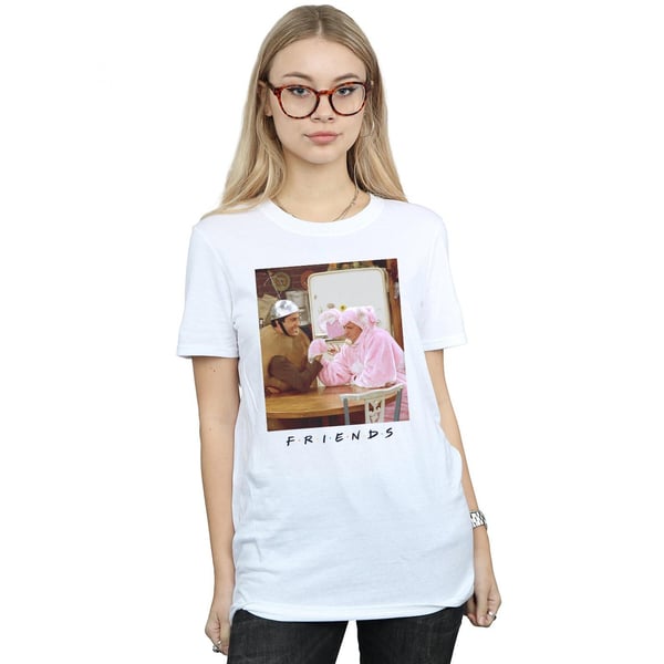 Friends Womens/Ladies Ross And Chandler Arm Wrestling Cotton Boyfriend T-Shirt