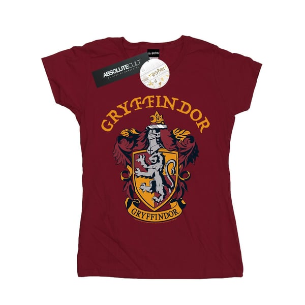 Harry Potter Womens/Ladies Gryffindor Crest Cotton T-Shirt