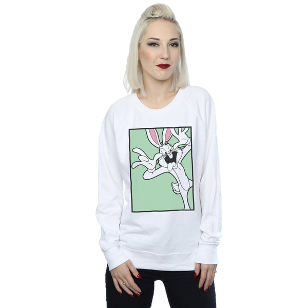 Looney Tunes Womens/Ladies Bugs Bunny Funny Face Sweatshirt