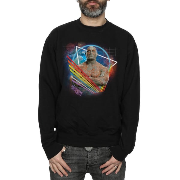 Marvel Mens Guardians Of The Galaxy Neon Drax Sweatshirt