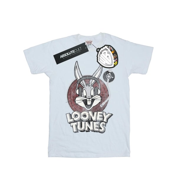 Looney Tunes Girls Bugs Bunny Circle Logo Cotton T-Shirt
