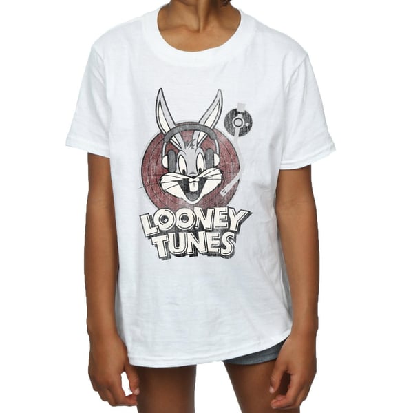 Looney Tunes Girls Bugs Bunny Circle Logo Cotton T-Shirt