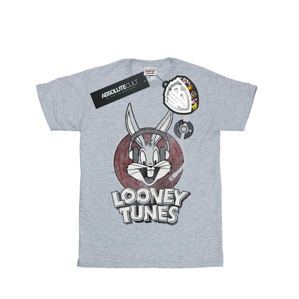 Looney Tunes Girls Bugs Bunny Circle Logo Cotton T-Shirt
