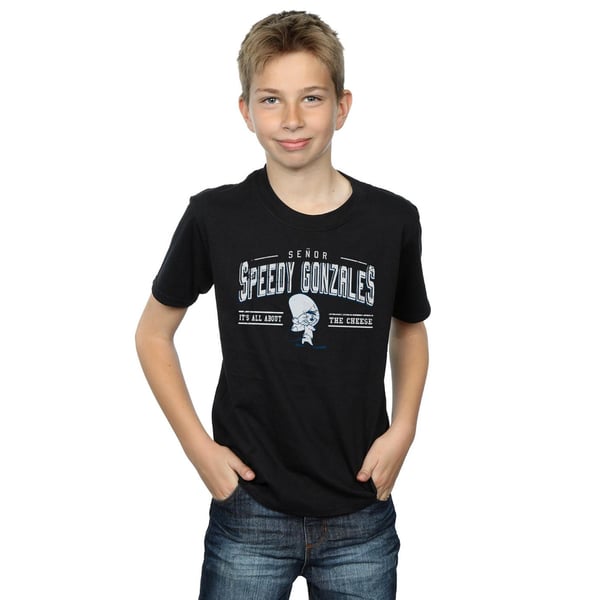 Looney Tunes Boys Speedy Gonzales All About Cheese T-Shirt