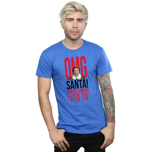 Elf Mens OMG Santa I Know Him T-Shirt