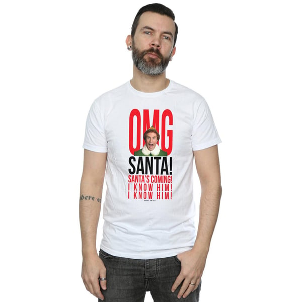 Elf Mens OMG Santa I Know Him T-Shirt