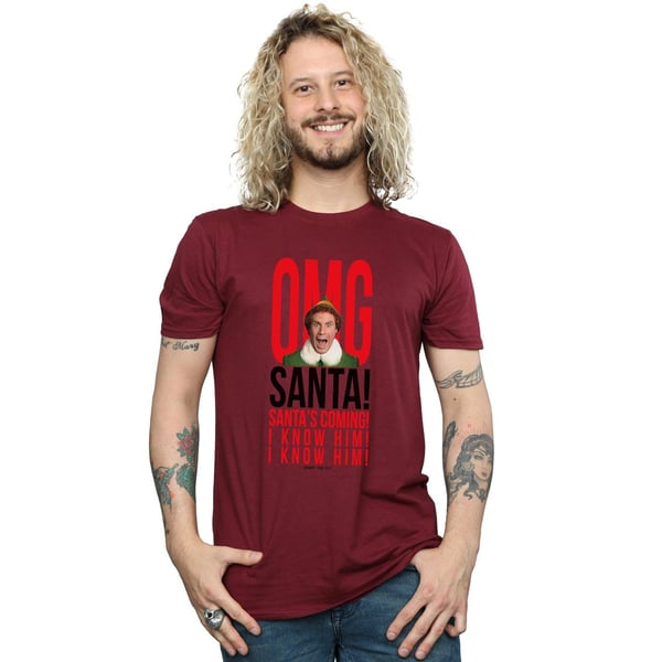 Elf Mens OMG Santa I Know Him T-Shirt