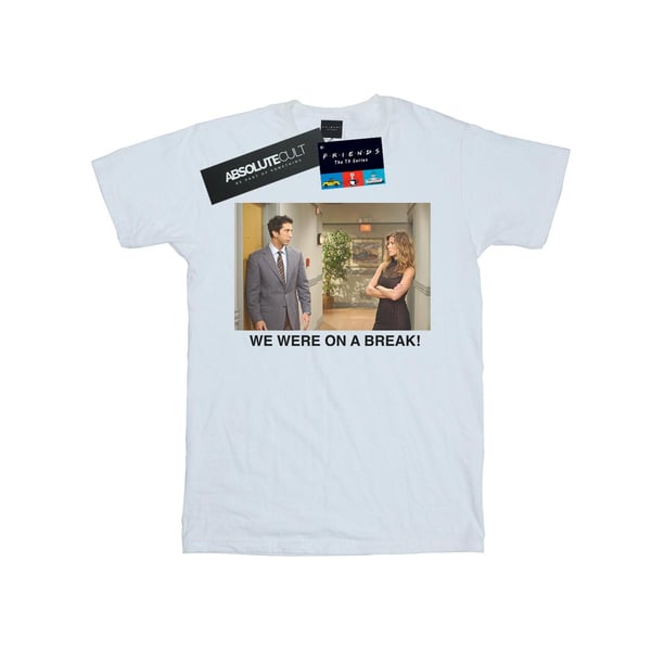 Friends Womens/Ladies We Were On A Break Hallway Cotton Boyfriend T-Shirt