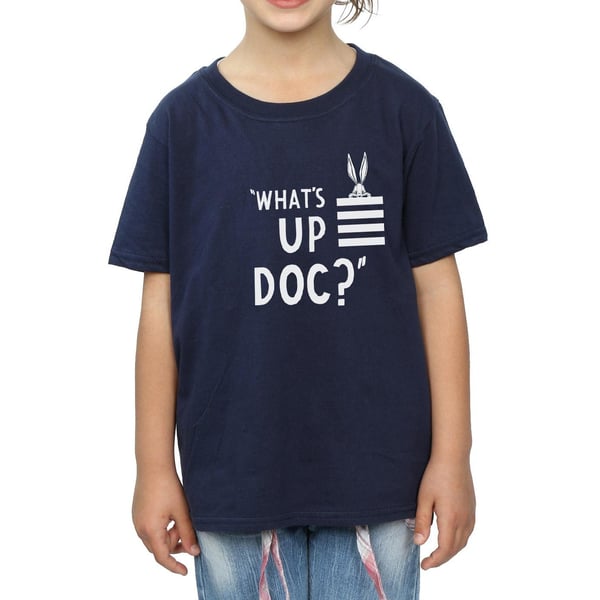 Looney Tunes Girls Bugs Bunny What´s Up Doc Stripes Cotton T-Shirt