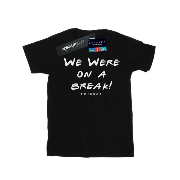 Friends Dam/Kvinnor Vi Var På En Paus Text Bomull Boyfriend T-Shirt