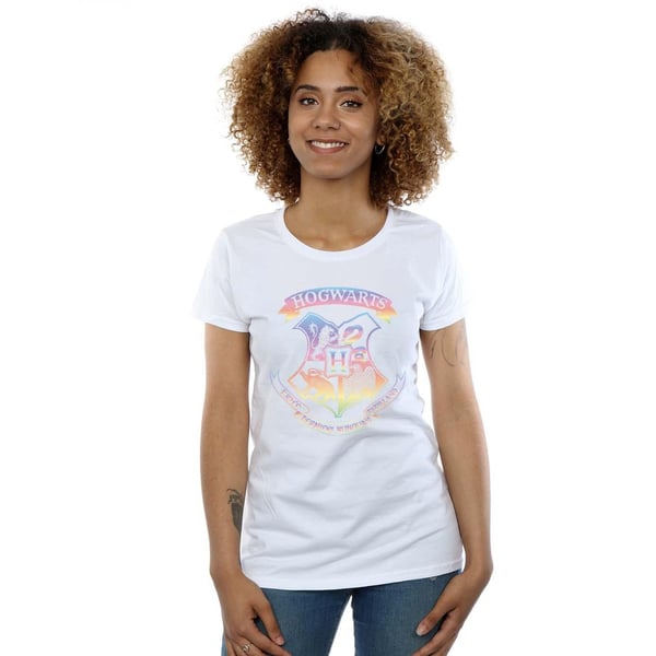 Harry Potter Womens/Ladies Crest Pastel Cotton T-Shirt