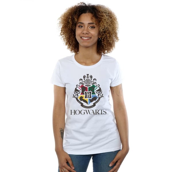 Harry Potter Womens/Ladies Hogwarts Crest Cotton T-Shirt