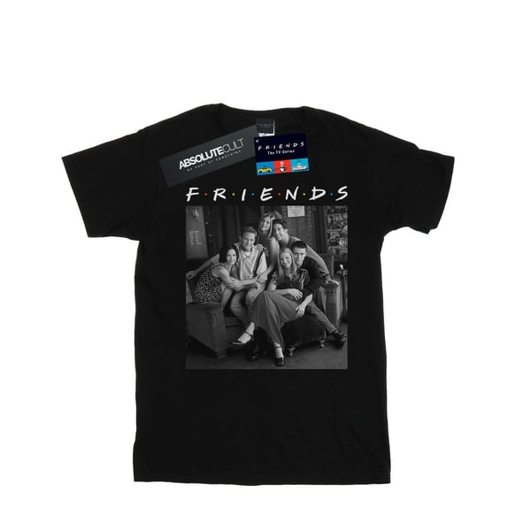 Friends Womens/Ladies Black And White Photo Cotton Boyfriend T-Shirt