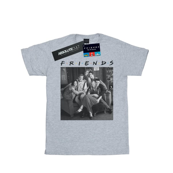 Friends Womens/Ladies Black And White Photo Cotton Boyfriend T-Shirt