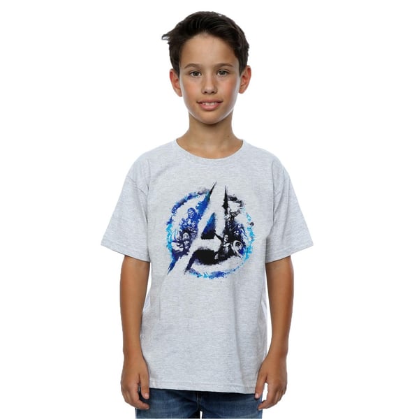 Marvel Boys Avengers Flared Logo T-Shirt