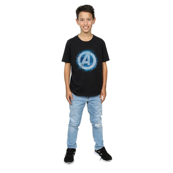 Marvel Boys Avengers Glowing Logo T-Shirt