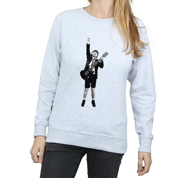 AC/DC Womens/Ladies Angus Young Cut Out Sweatshirt