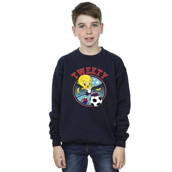 Looney Tunes Boys Tweety Football Circle Sweatshirt