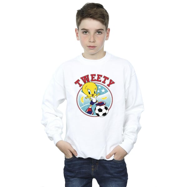 Looney Tunes Boys Tweety Football Circle Sweatshirt