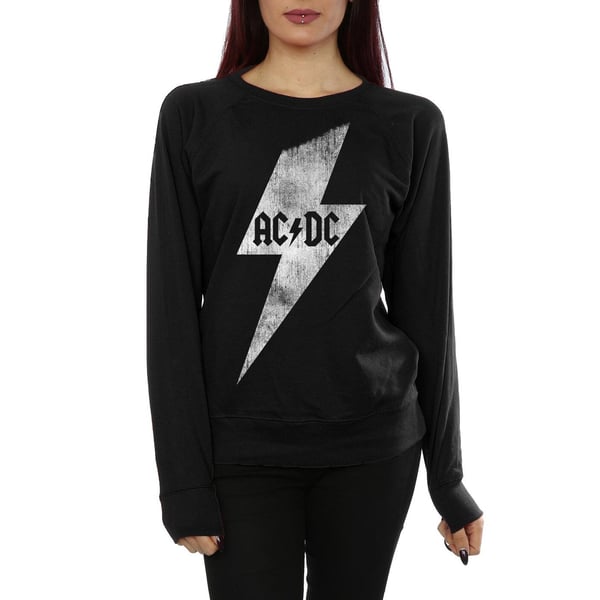 AC/DC Womens/Ladies Lightning Bolt Sweatshirt