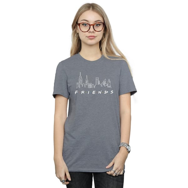 Friends Womens/Ladies Skyline Logo Cotton Boyfriend T-Shirt