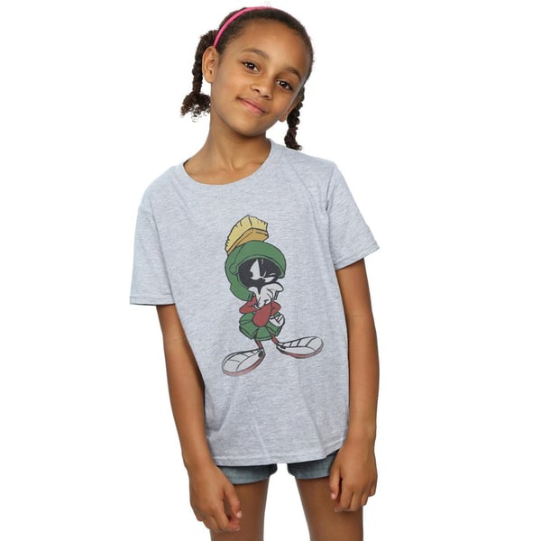 Looney Tunes Girls Marvin The Martian Pose Cotton T-Shirt