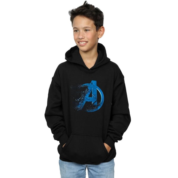 Marvel Boys Avengers Endgame Dusted Logo Hoodie