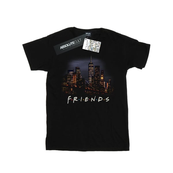 Friends Naisten Yötaivas Puuvillainen Boyfriend T-paita