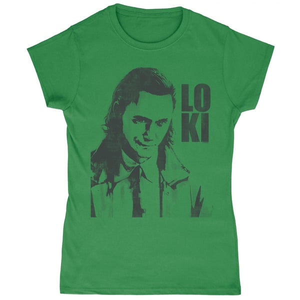 Loki naisten/naisten Headshot T-paita