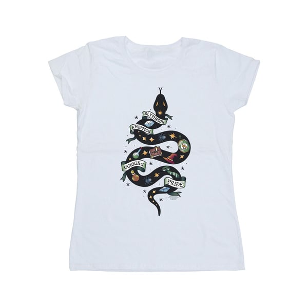 Harry Potter Naiset/Naisten Slytherin Sketch puuvillainen T-paita