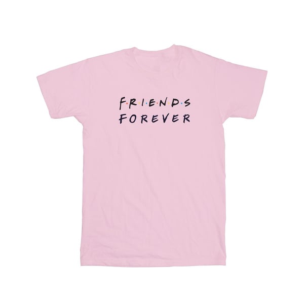 Friends Naisten Forever Logo Puuvillainen Boyfriend T-paita